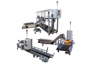 Automatic Fill Systems For Boxes, Bags, Totes, Trays, Bins or Gaylords