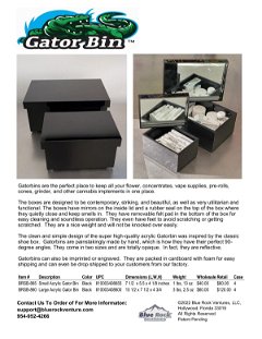 Gatorbin Information