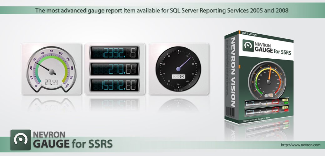 Nevron Gauge for SQL Server Reporting Services