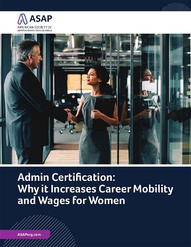 Admin Certification: Why it Increases Career Mobility and Wages for Women