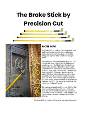 The Brake Stick by Precision Cut