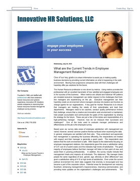 What are the Current Trends in Employee Management Relations?