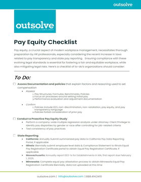 Pay Equity Checklist