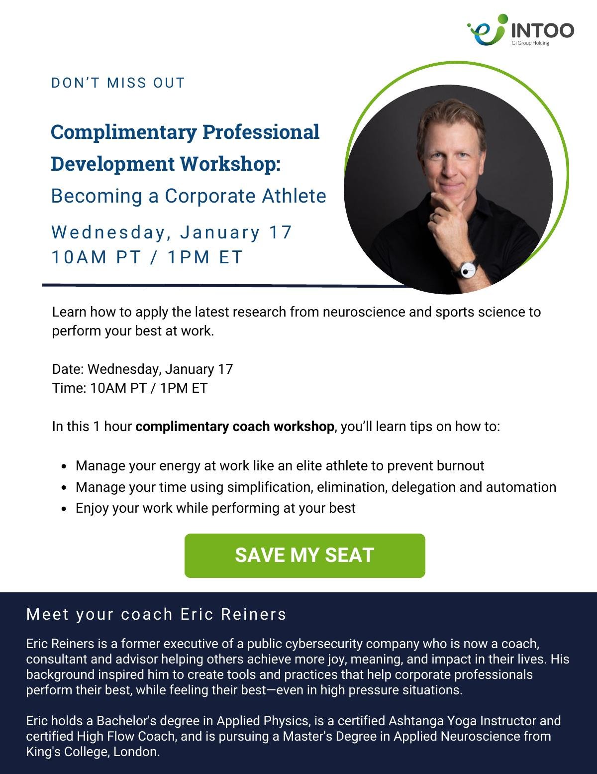 Complimentary Coaching Workshop for HR Leaders