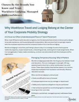 Why Workforce Travel and Lodging Belong at the Center of Your Corporate Mobility Strategy