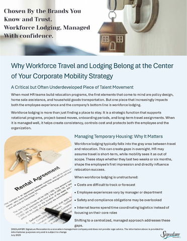 Why Workforce Travel and Lodging Belong at the Center of Your Corporate Mobility Strategy