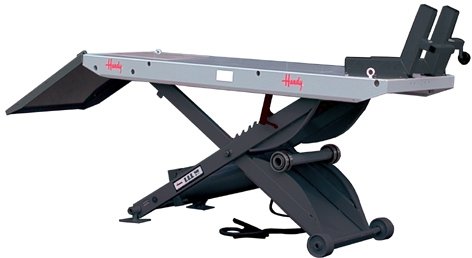 Handy 14472 BOB Air Motorcycle Lift Table, Side Extensions and Cycle Vise Package1500 lb