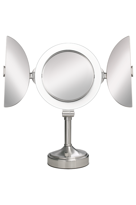 Vanity Tri-Fold Fluorescent Surround Light™ Mirror