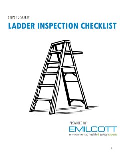 Ladder Inspection Checklist 