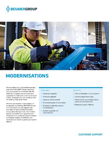 Modernisations