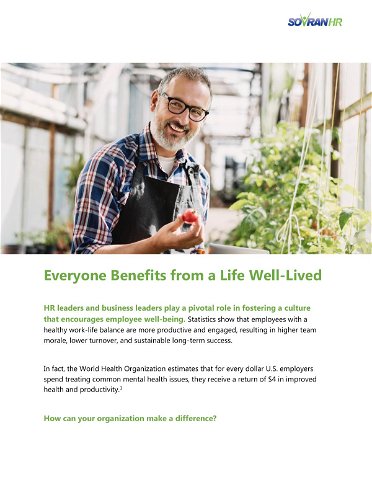Everyone Benefits from a Life Well-Lived