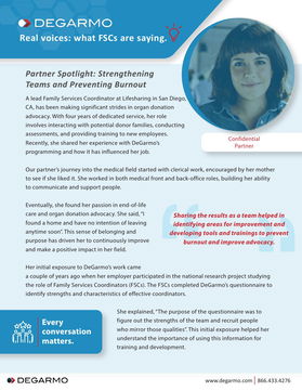 DeGarmo's Partner Spotlight: Strengthening Teams and Preventing Burnout