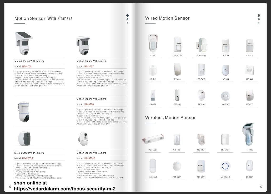 Motion sensor with pet immunity wired detector