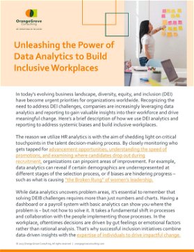 Unleashing the Power of Data Analytics to Build Inclusive Workplaces