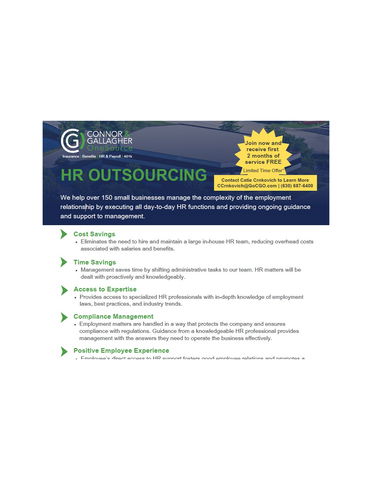 HR Outsourcing Offer for 2025