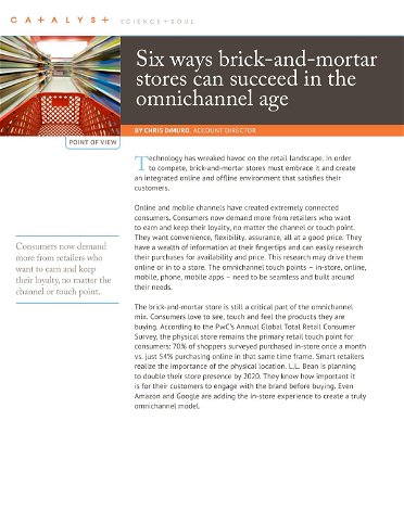 6 ways brick & mortar stores can succeed in the omnichannel age