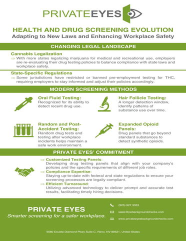 Health and Drug Screening Evolution 