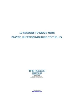 10 Reasons to Move Your Molding to the U.S.