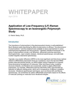 Application of Low-Frequency (LF) Raman Spectroscopy to an Isoenergetic Polymorph Study