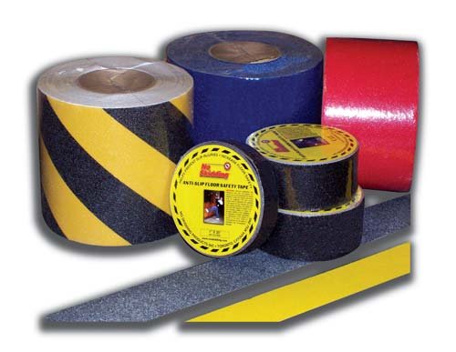 No Skidding® NS5100 Series 60 Grit Anti-Slip Tape - Clear & Colors, Aluminum Oxide 