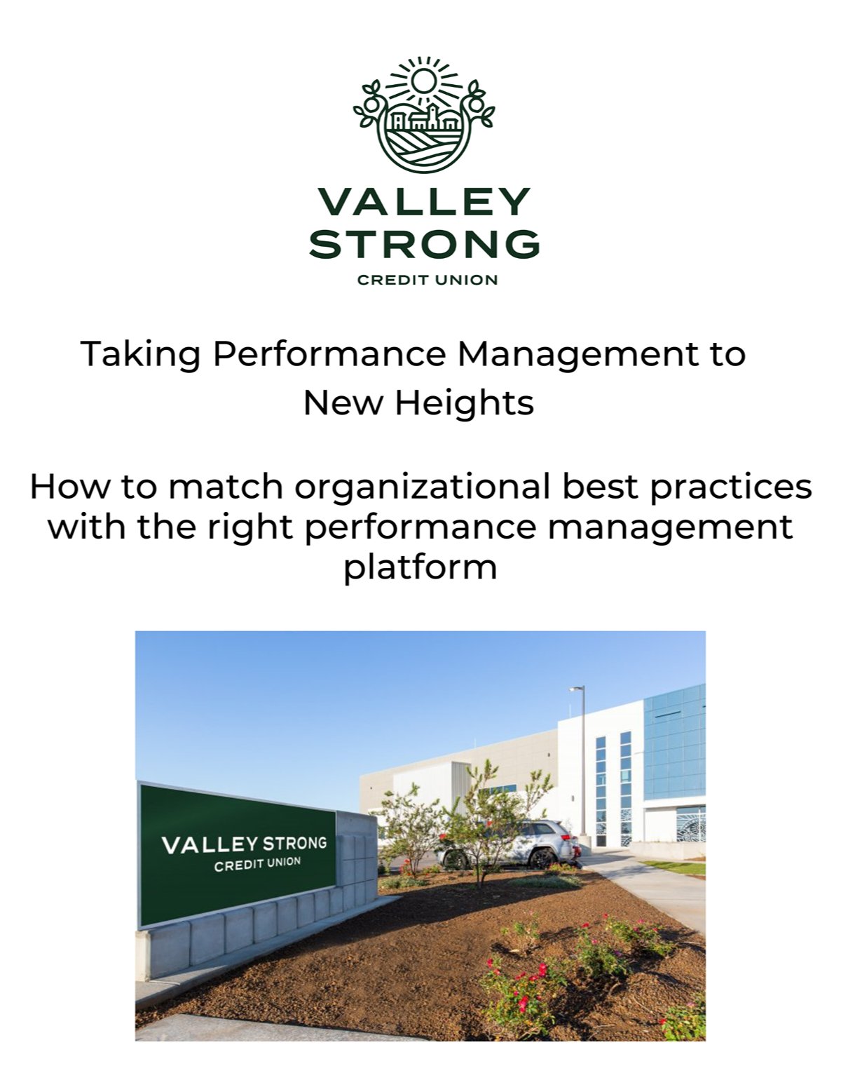 How Valley Strong Credit Union Used WorkDove to Take Performance Management to New Heights