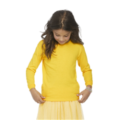Delta Pro Weight Youth 5.2 oz Regular Fit Long Sleeve Tee