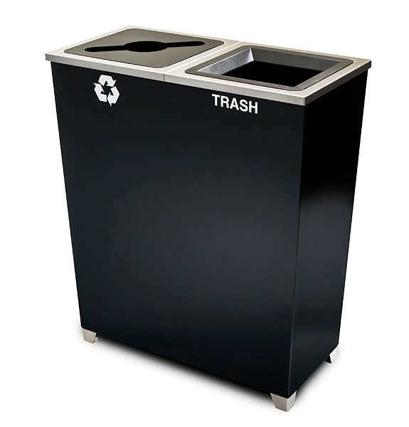 Verso recycling receptacles
