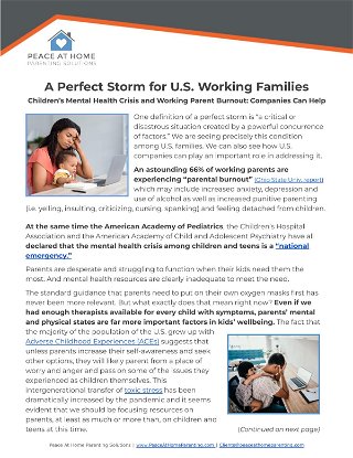 A Perfect Storm for U.S. Working Families
