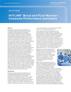 HOTLINE® Blood and Fluid Warmer: Sustained Performance and Safety