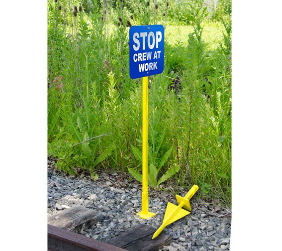Spear Point Sign Holder (Sign Plate Not Included)