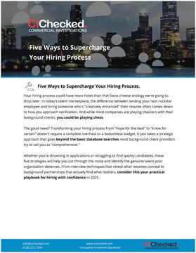 Five Ways to Supercharge Your Hiring Process