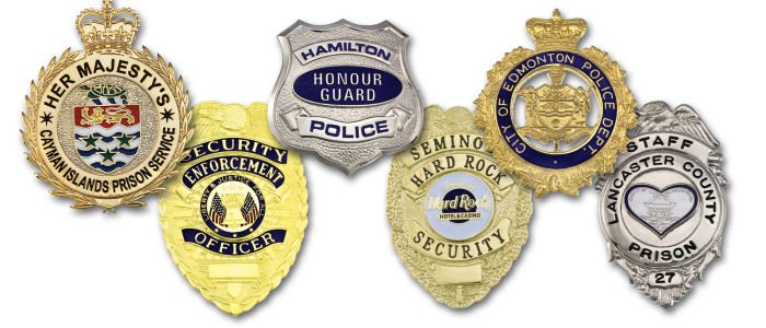 Custom Police Badges - Die Struck