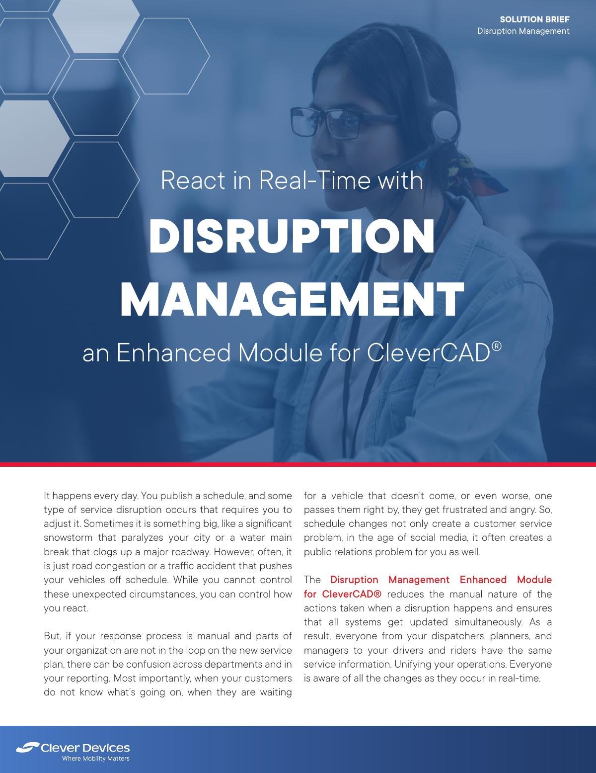 Solution Brief: Disruption Management Enhanced Module