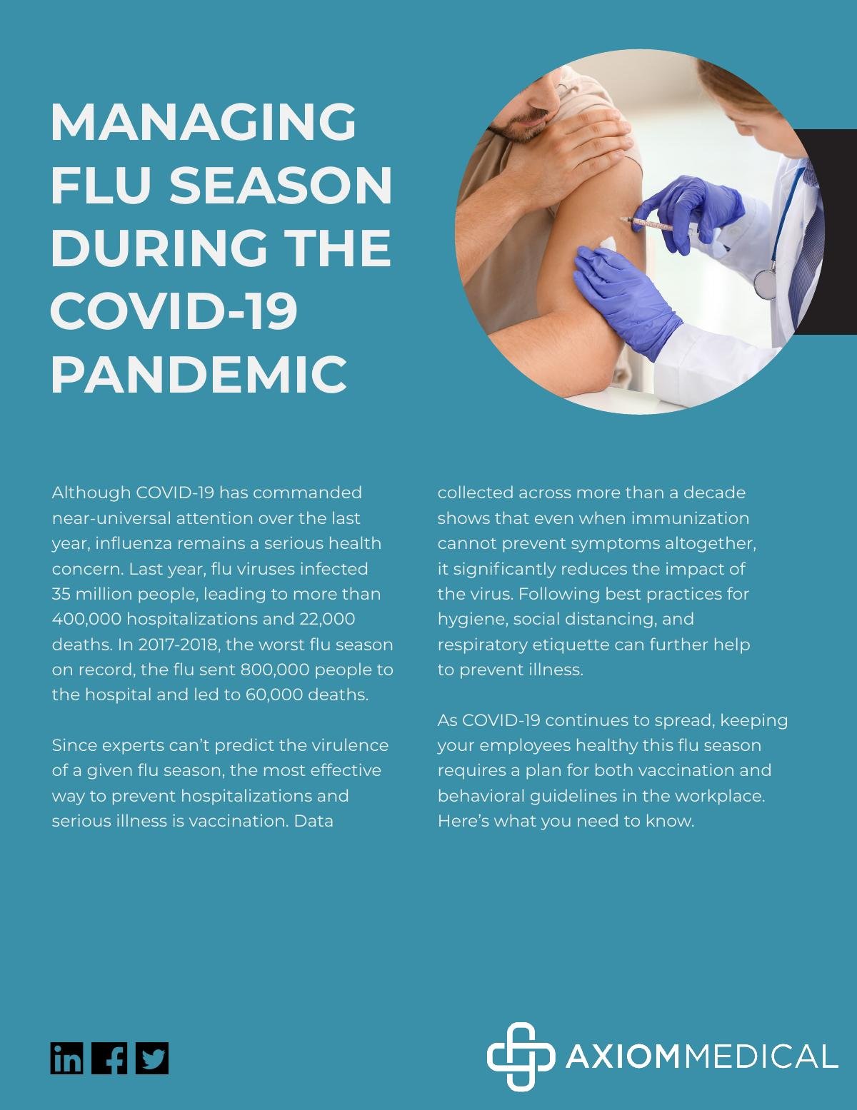 Managing Flu Season During the COVID-19 Pandemic