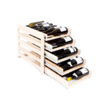 Wine Logic Wine Storage Rack - (Maple - 30 Bottles)