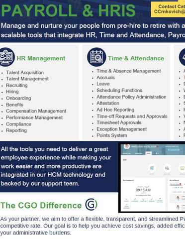 Payroll & HRIS Service Offer