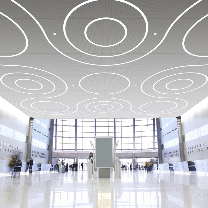 Full Circle Curved Linear Recessed Luminaire
