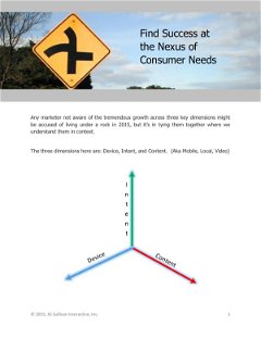Find Success at the Nexus of Consumer Needs