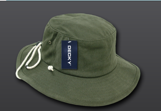 510 - Aussie Hat with Drawstring