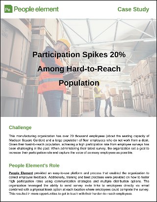 Case Study - Survey Participation Spikes 20%