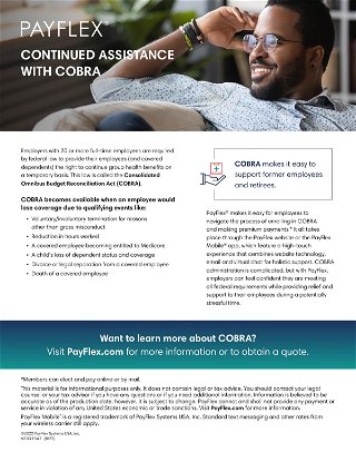 Continued Assistance with COBRA