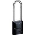 Master Lock 6835KALTBLK - Aluminum Padlock - Black