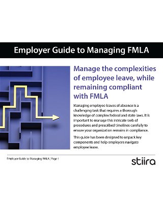Employer guide to managing FMLA