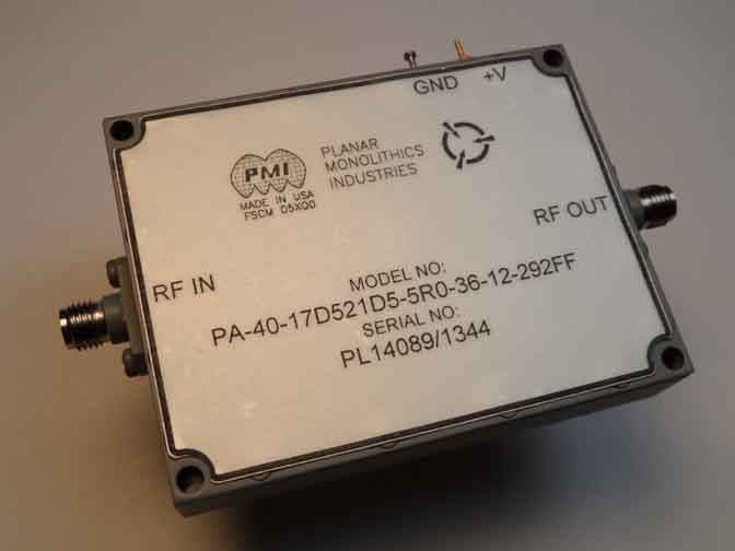 PA-40-17D521D5-5R0-36-12-292FF Medium Power Amplifier