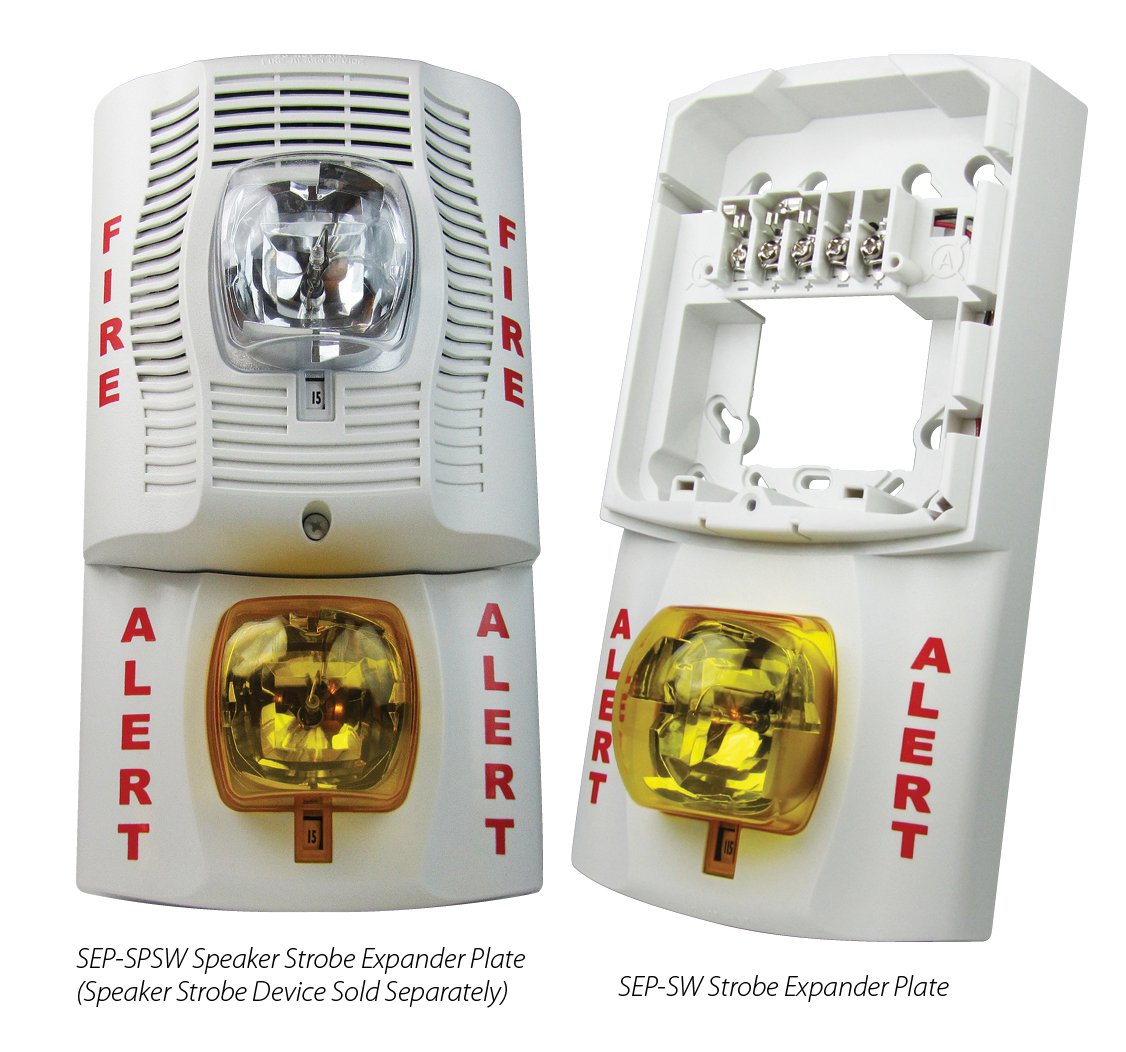 SpectrAlert® Advance Dual Strobe and Dual Strobe with Speaker Expander Plates