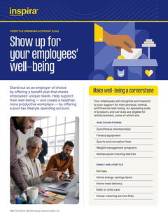 Demonstrate that you care for your employees' well-being: Offer a lifestyle spending account