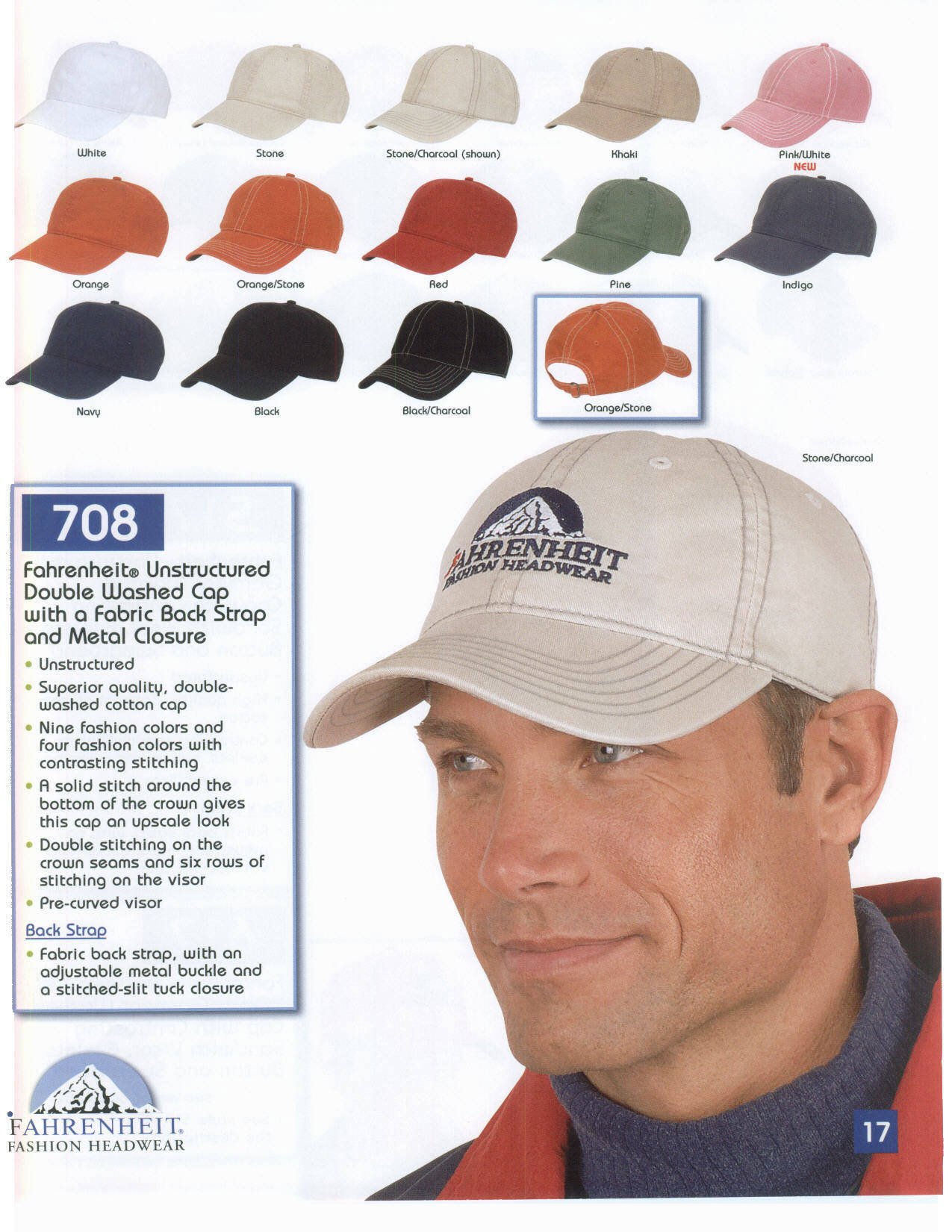 Unstructured Double Washed Cap 