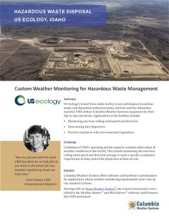 Weather Monitoring for Waste Management