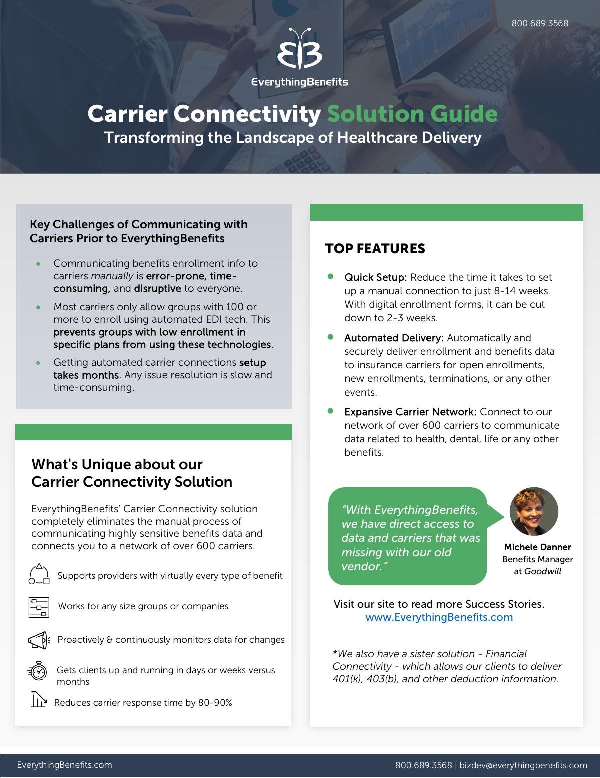 automate Carrier Connectivity!
