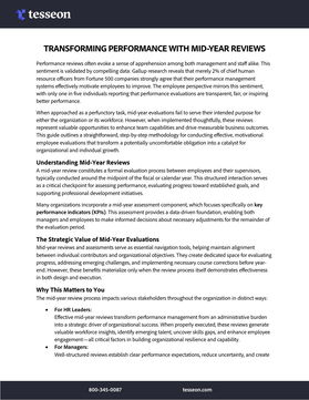 Transforming Performance with Mid-Year Reviews